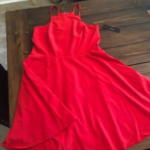 Lulus NWT Red Skater Dress